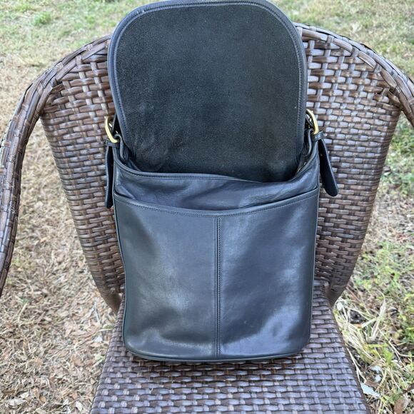 Coach 4115 Black Whitney Legacy Leather Crossbody Purse 1994 Bag - Picture 5 of 9
